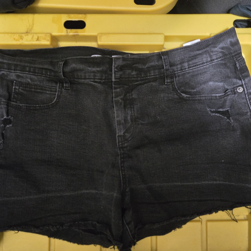 Old Navy Black Jean Shorts for Women
